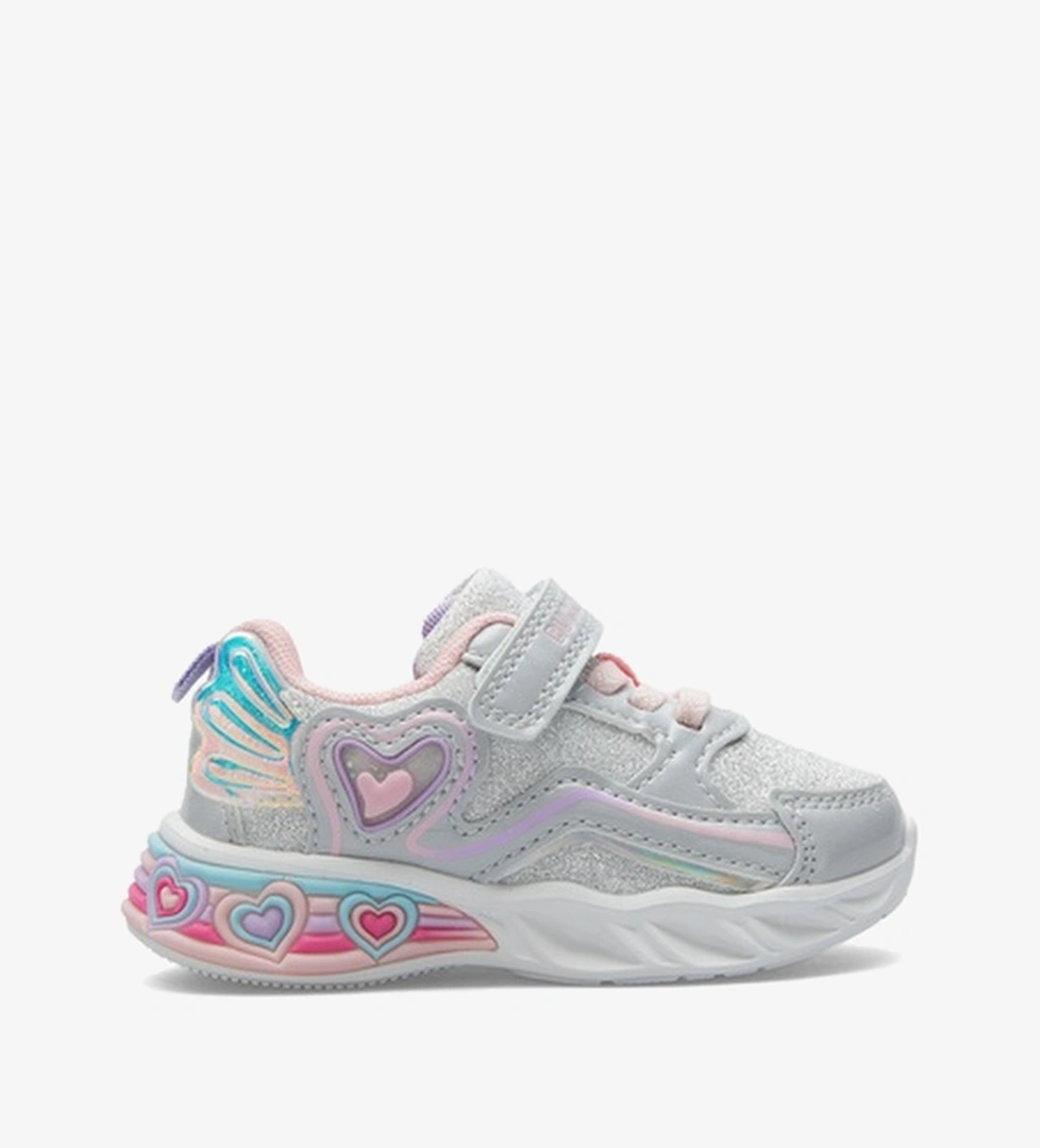 Buckhead Berry Bebek Gümüş Işıklı Spor Ayakkabı