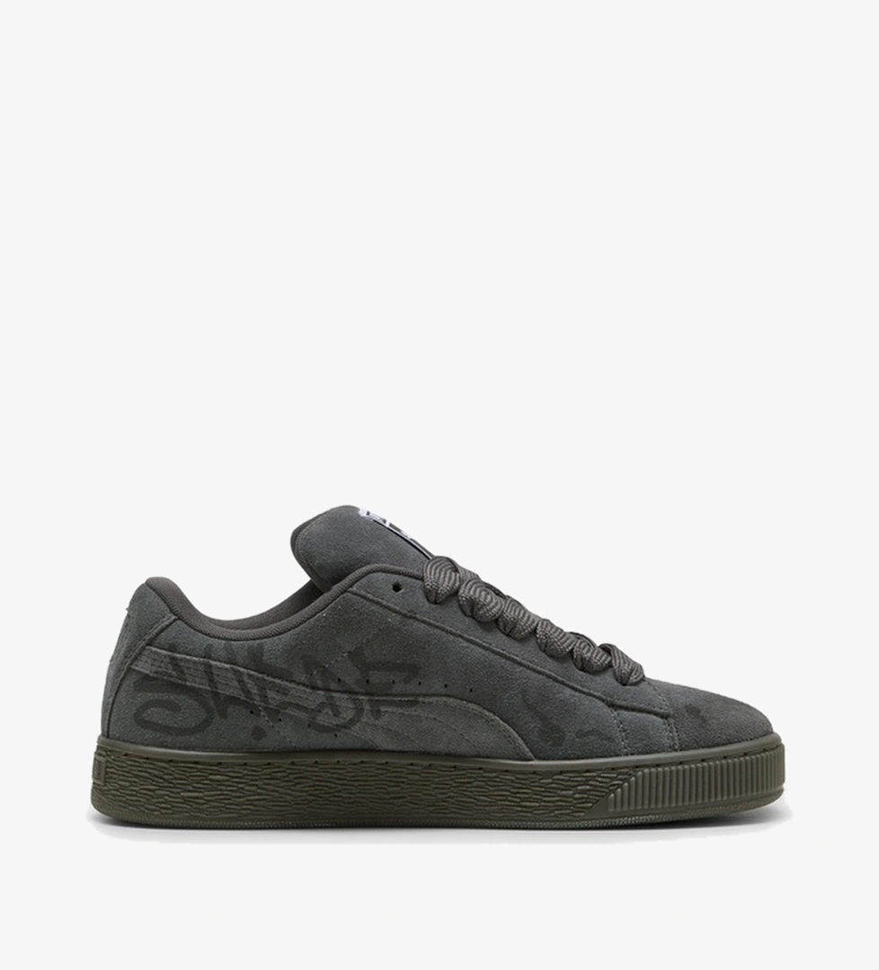 Puma Puma Suede XL Splatters Unisex Gri Spor Ayakkabı model görseli