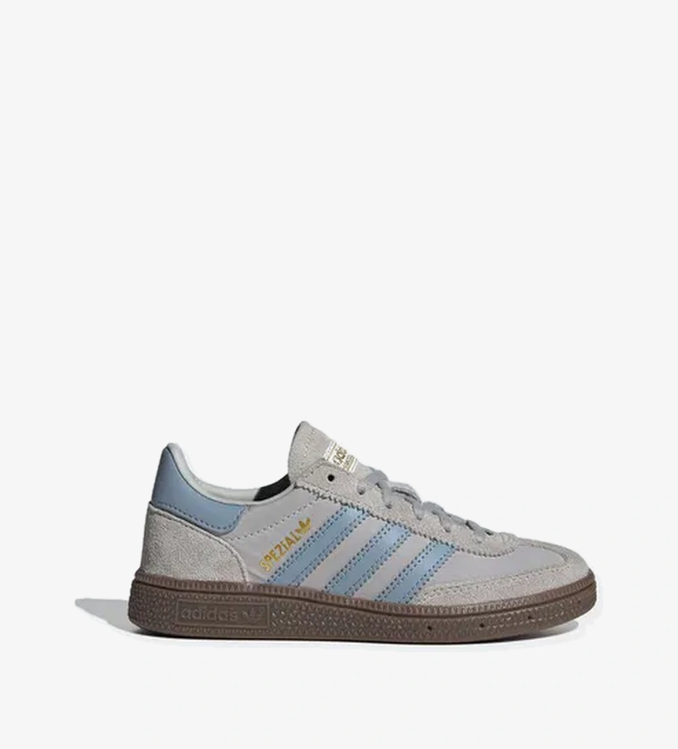 adidas Handball Spezial Comfort Closure Gri Çocuk Ayakkabısı - Görsel 1