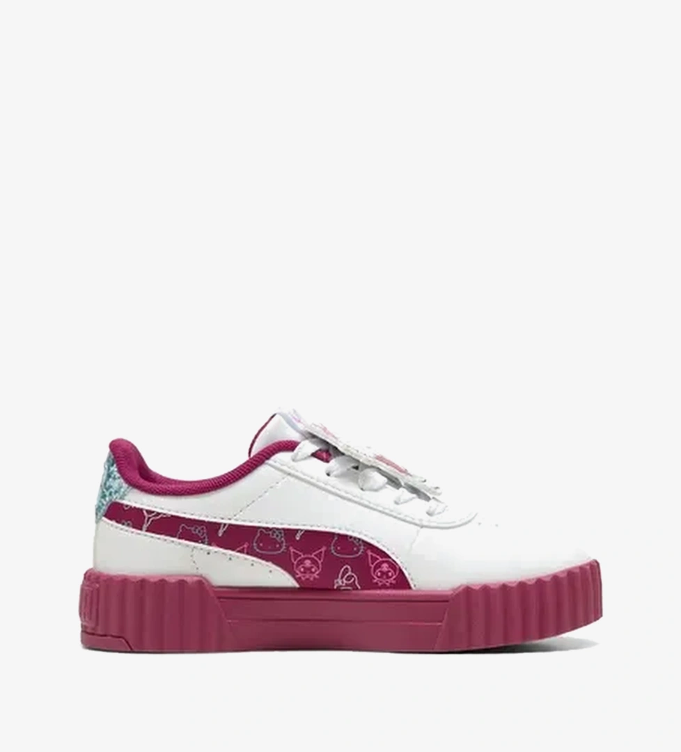 Puma Carina 3.0 Hello Kitty & Friends Çocuk Beyaz Spor Ayakkabı