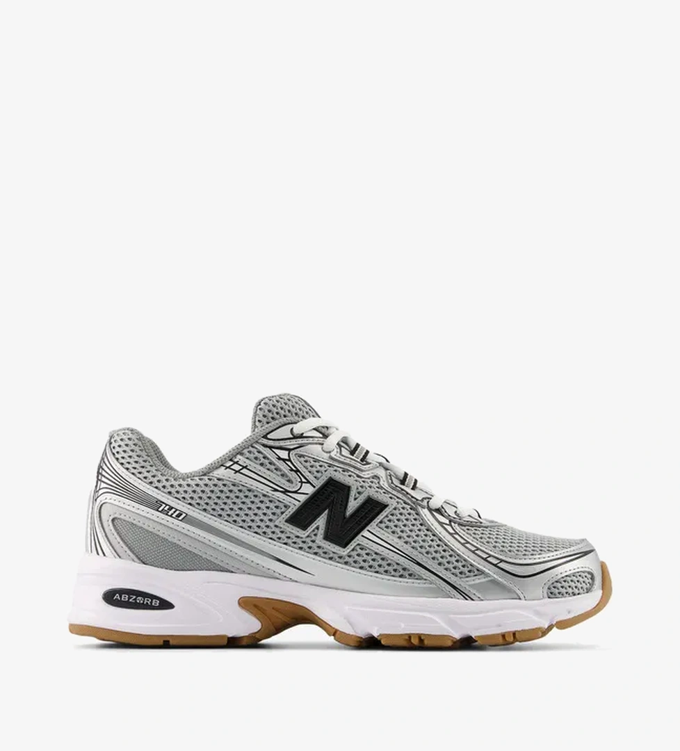 New Balance 740 Lifestyle Unisex Gri Metalik Spor Ayakkabı