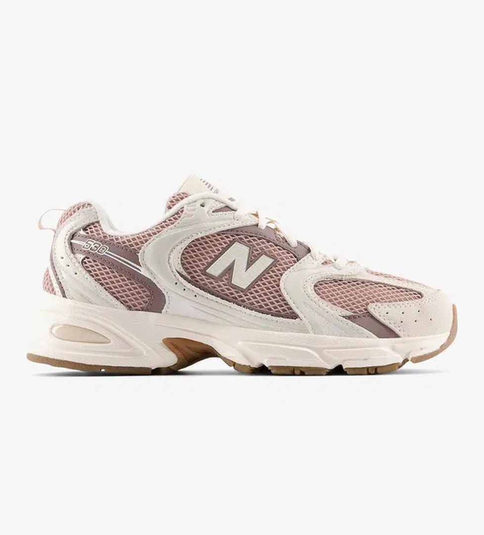 New Balance 530 Lifestyle Kadın Bej/Kahverengi Spor Ayakkabı - Görsel 1