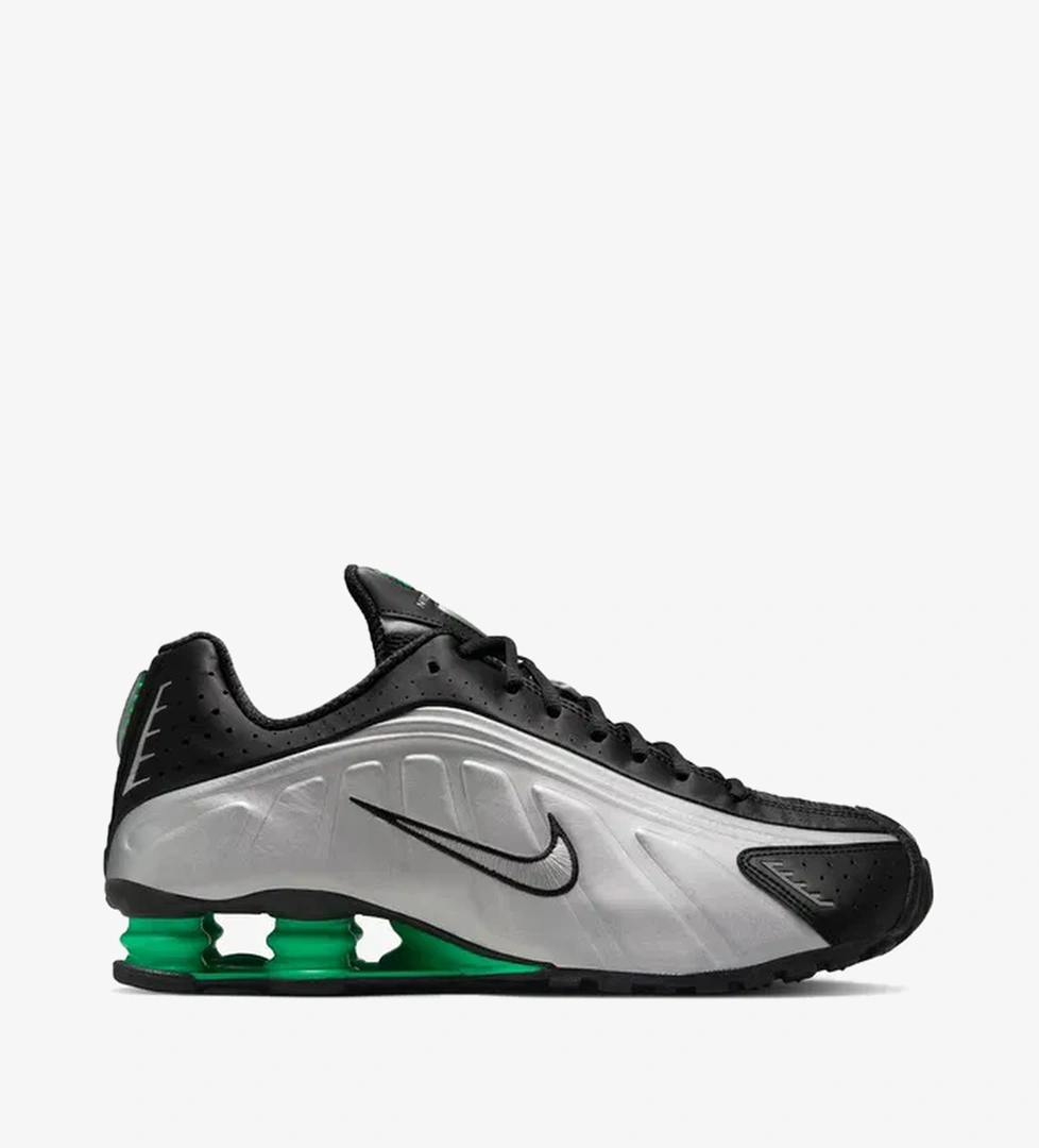 Nike Shox R4 Erkek Gri Spor Ayakkabı - Görsel 1