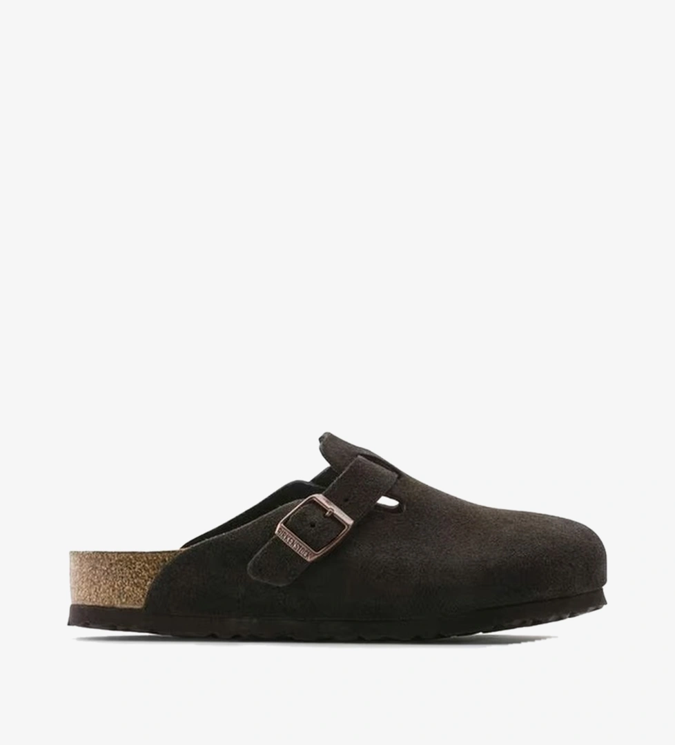 Birkenstock Boston Soft Footbed Unisex Yeşil Terlik
