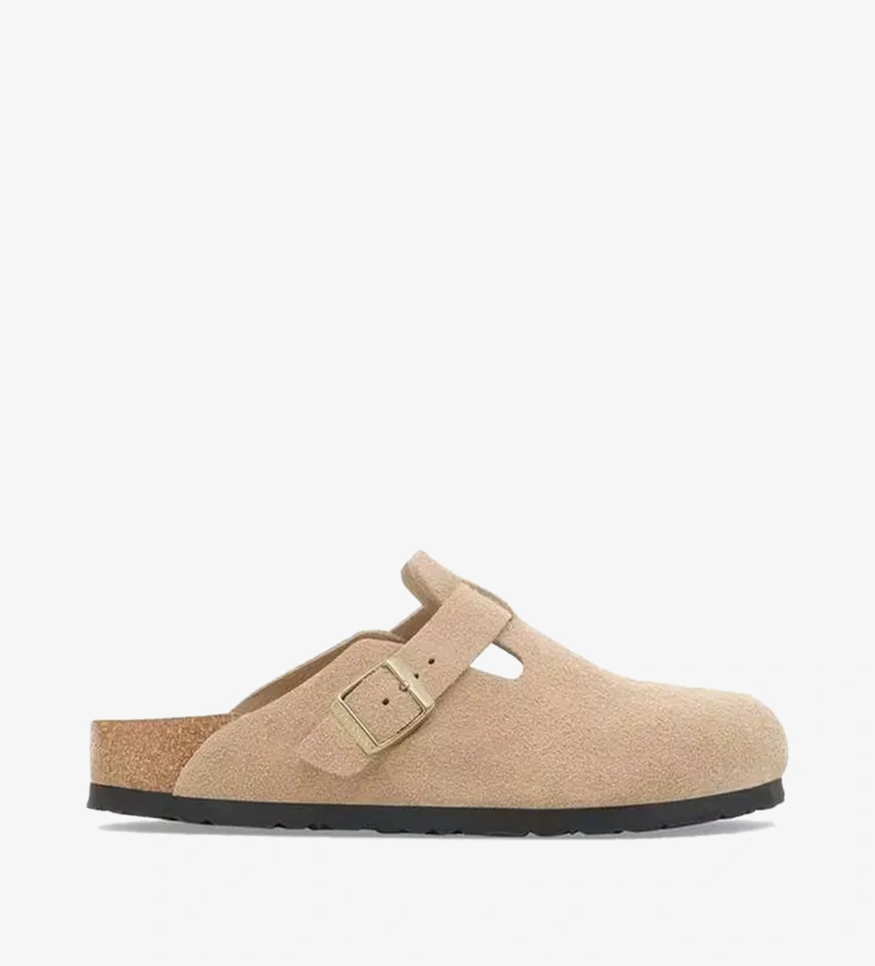 Birkenstock Boston Vl Kadın Bej Terlik
