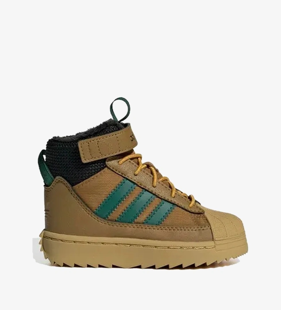 adidas Superstar Winter Trek Bebek Kahverengi Ayakkabı