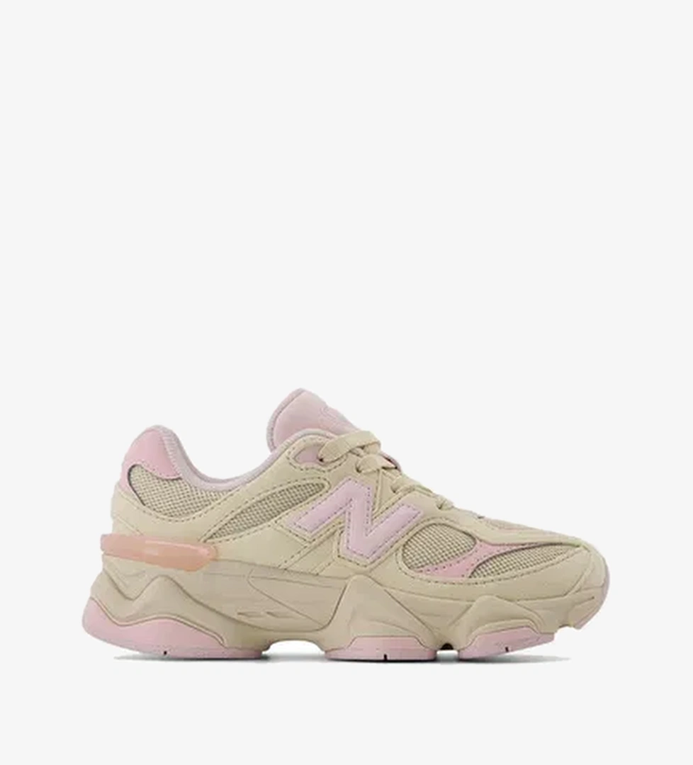 New Balance 9060 Lifestyle Çocuk Bej Spor Ayakkabı - Görsel 1