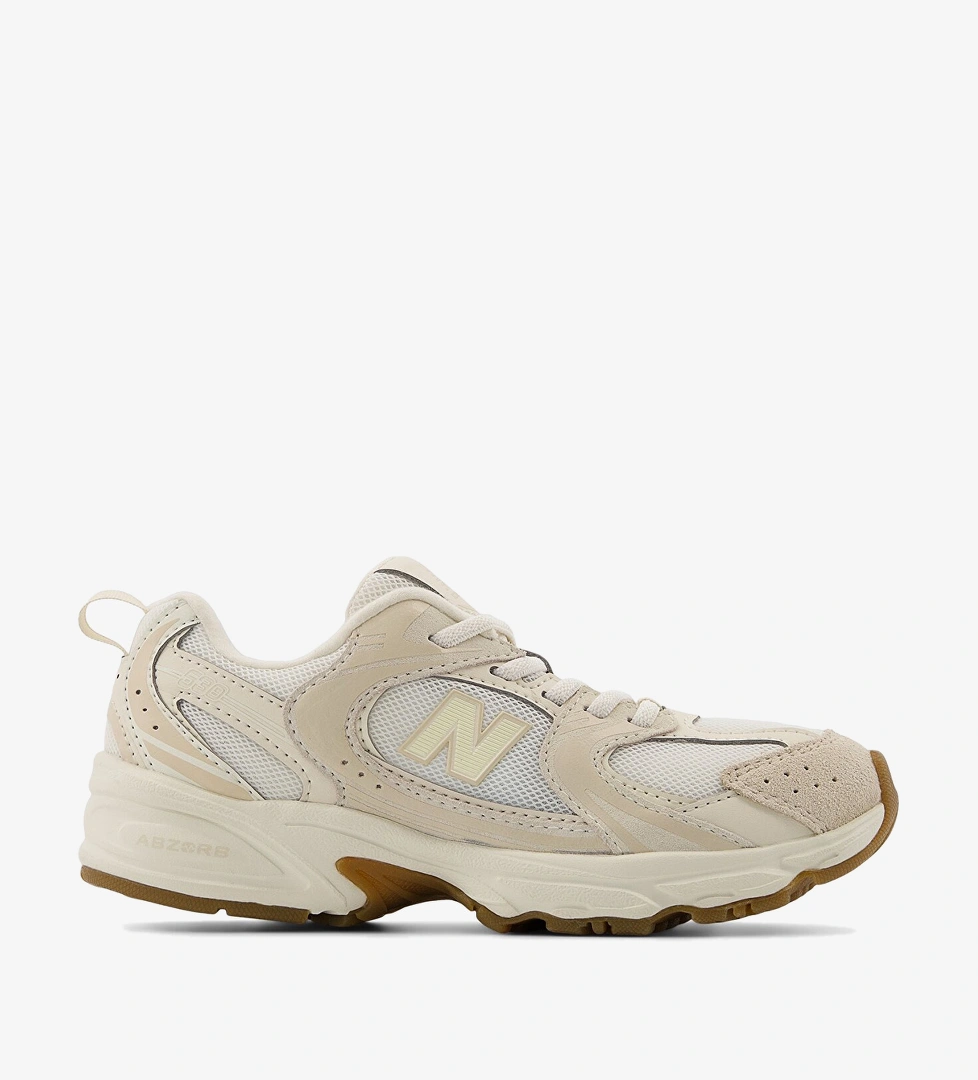 New Balance 530 Lifestyle Çocuk Bej Spor Ayakkabı - Görsel 1