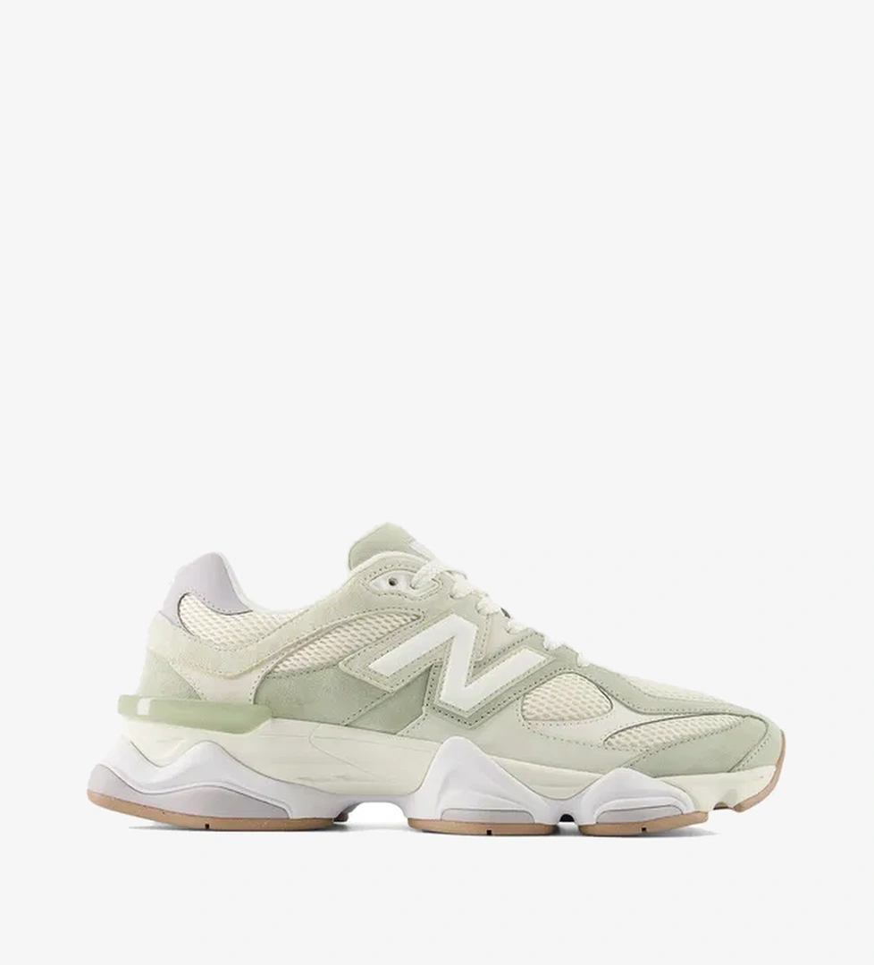 New Balance 9060 Lifestyle Kadın Yeşil Spor Ayakkabı - Görsel 1