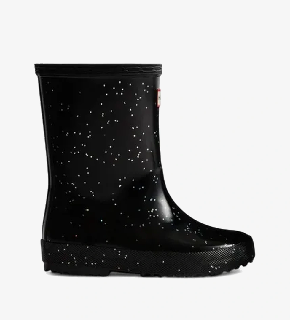 Hunter Originals Wellington Glitter Bebek Siyah Bot