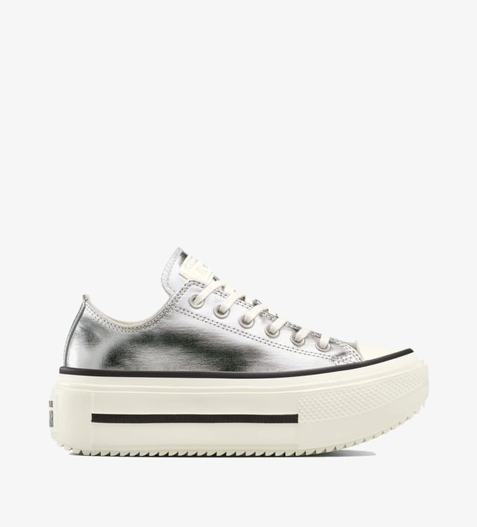 Converse Chuck Taylor All Star Lift Double Stack Unisex Gri Sneaker