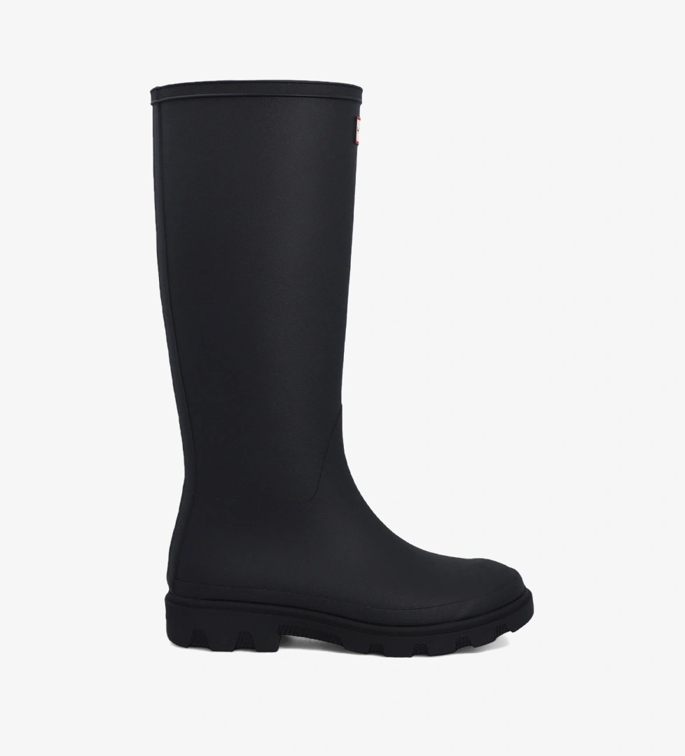 Hunter Downpour Termal Kadın Siyah Uzun Bot