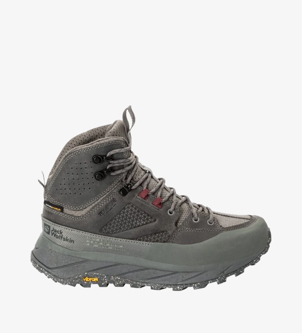 Jack Wolfskin Terraquest Texapore Mid Kadın Gri Bot