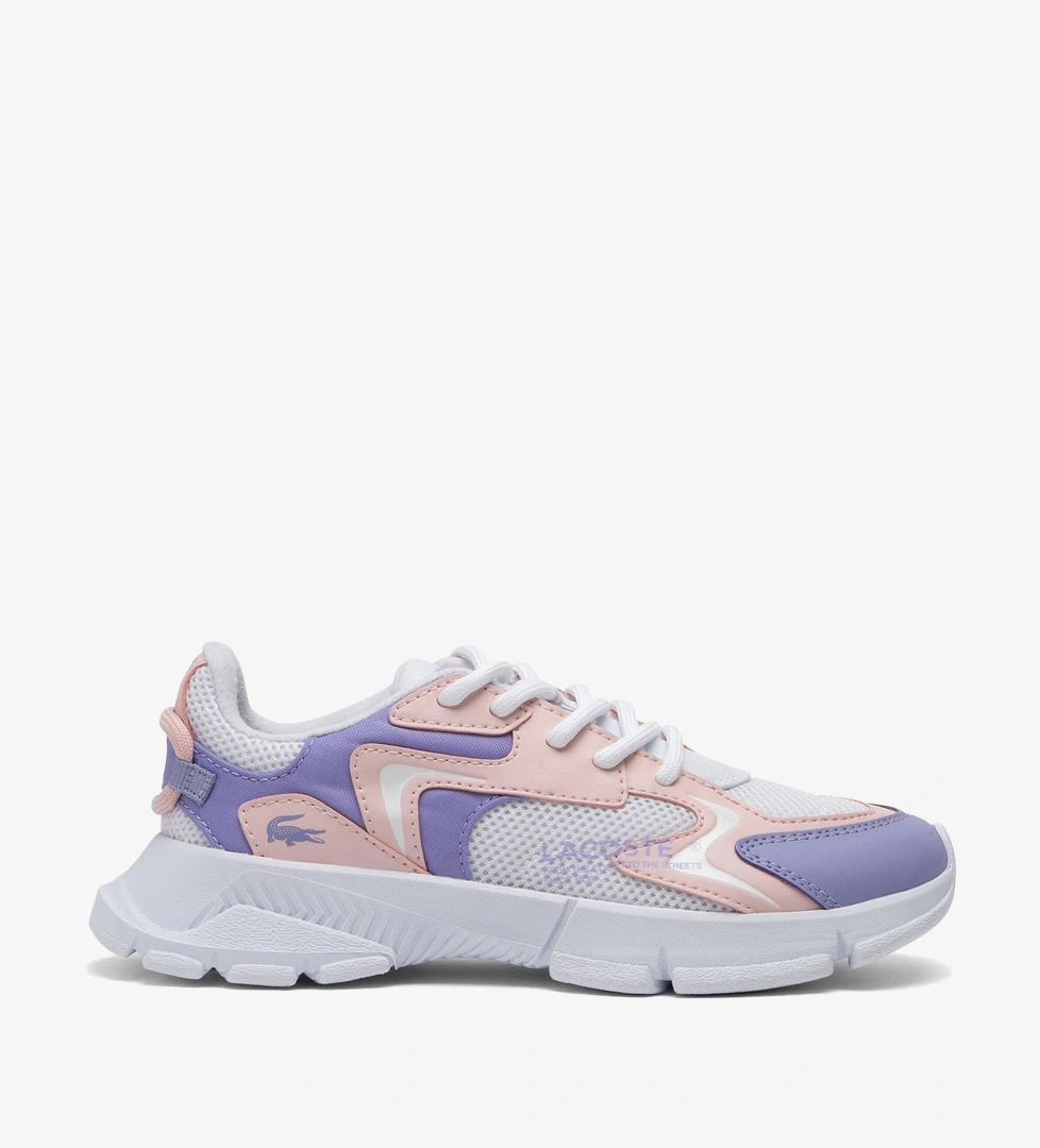 Lacoste L003 Neo Çocuk Mor Spor Ayakkabı - Görsel 1