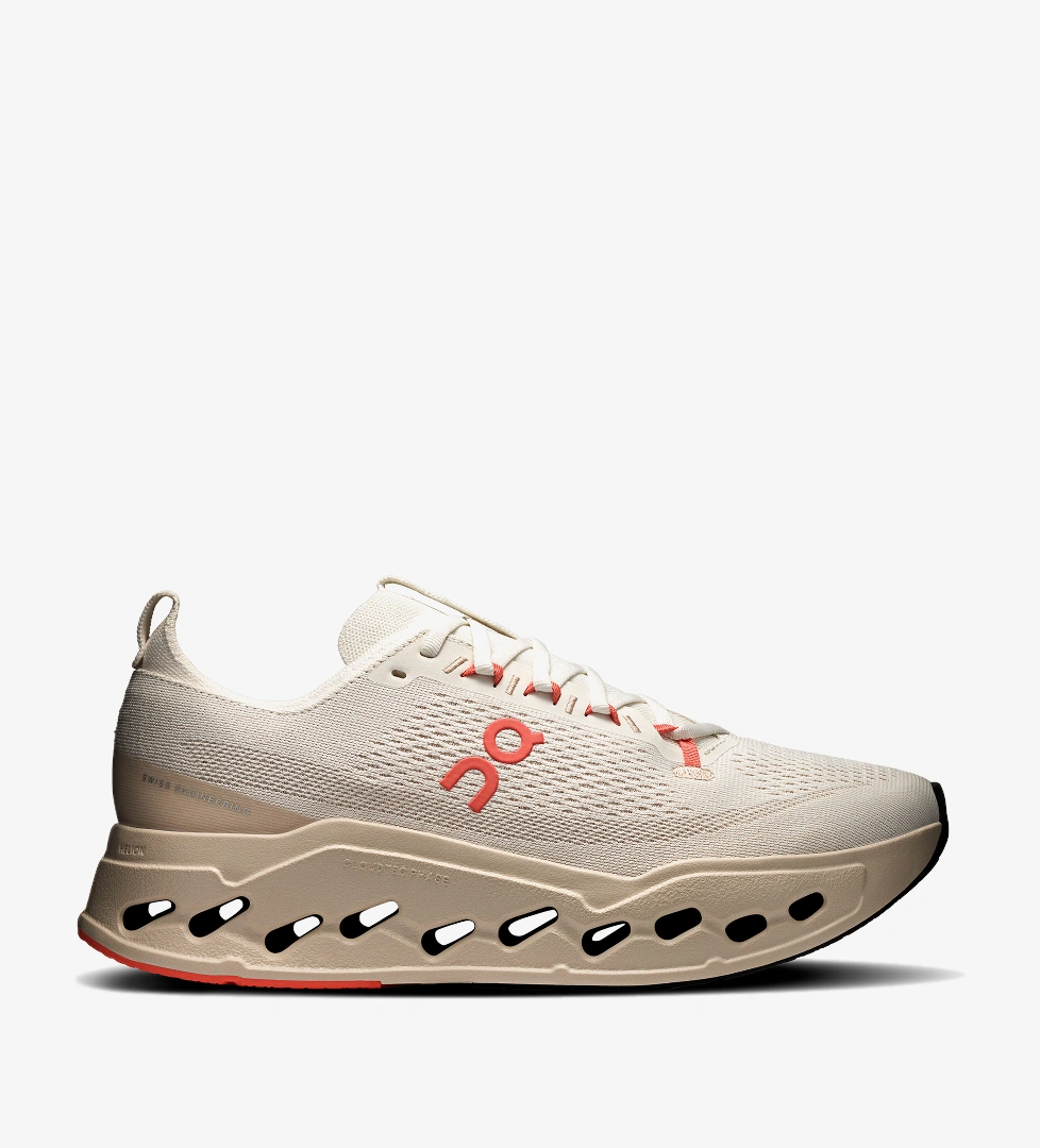 On Cloudsurfer Max Erkek Beyaz Spor Ayakkabı - Görsel 1