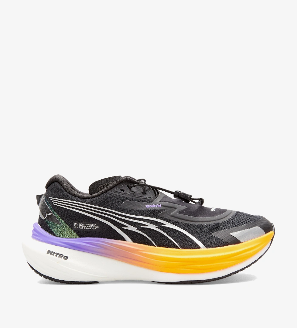 Puma Puma Deviate Nitro 3 Wtr+ Wns Kadın Siyah Koşu Ayakkabısı Superstep'te! Siyah - 1. görsel
