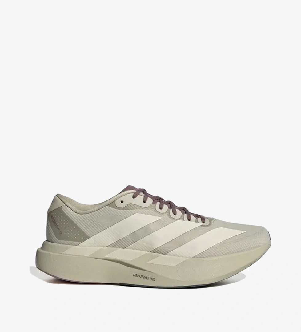 adidas Adizero Evo SL Woven Erkek Bej Spor Ayakkabı