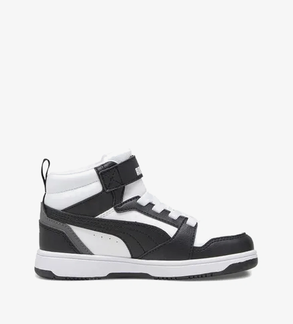 Puma Rebound V6 Mid Çocuk Siyah Spor Ayakkabı