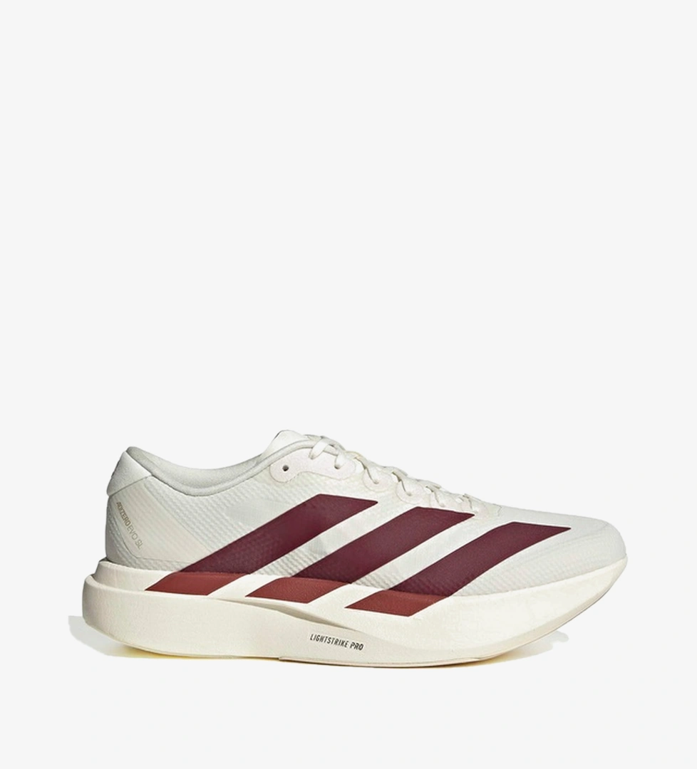 adidas Adizero Evo SL Woven Erkek Beyaz Spor Ayakkabı