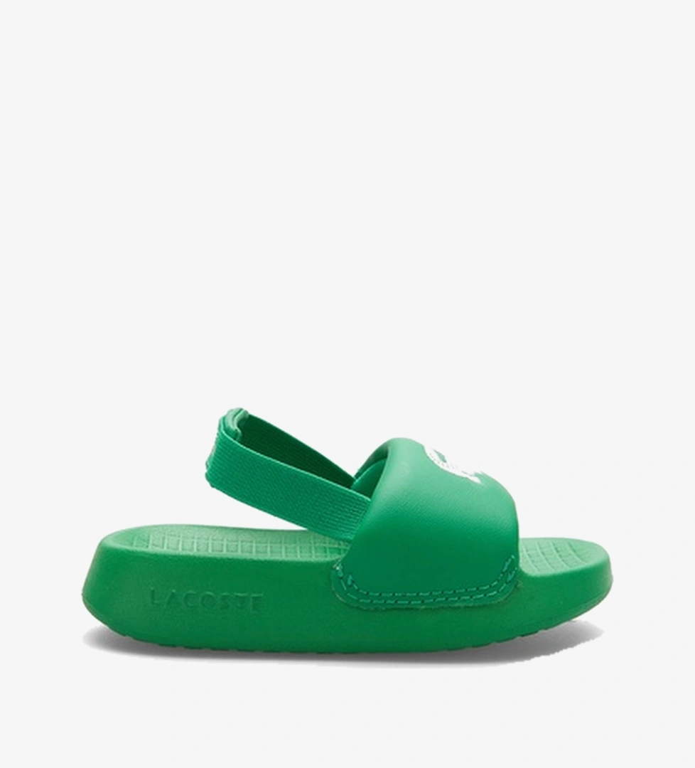 Lacoste Yeşil Lacoste Serve Slide 1.0 Sandalet