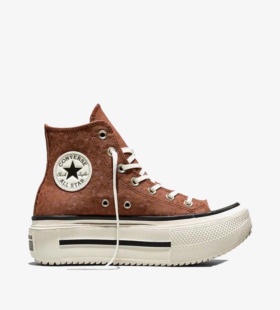 Converse Chuck Taylor All Star Lift Double Stack Unisex Kahverengi Sneaker