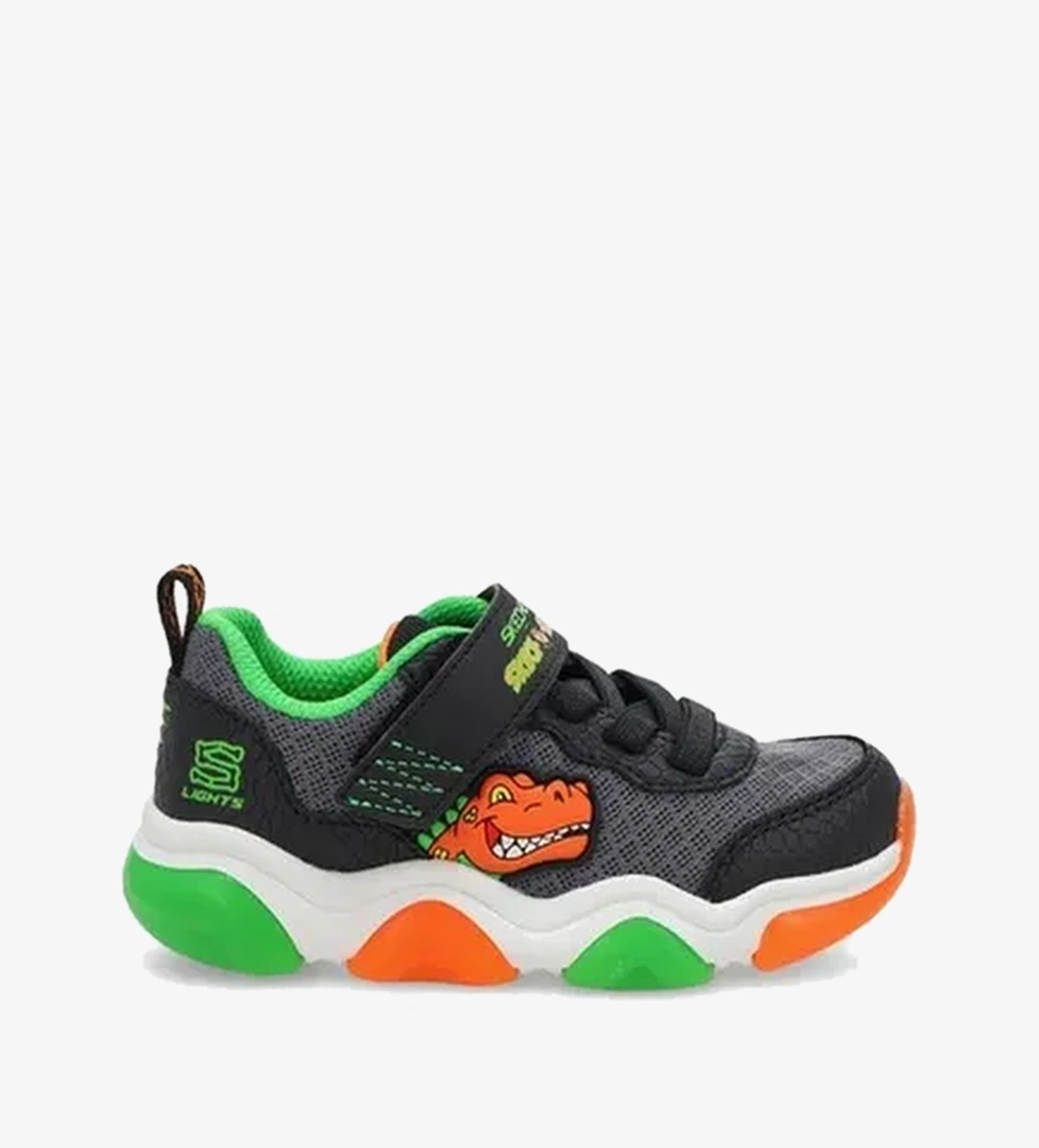 Skechers Mighty Glow 2.0-Dino-Bolt Çocuk Siyah Spor Ayakkabı