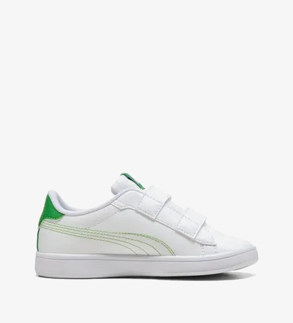 Puma Smash 3.0 Dino V Çocuk Beyaz Spor Ayakkabı