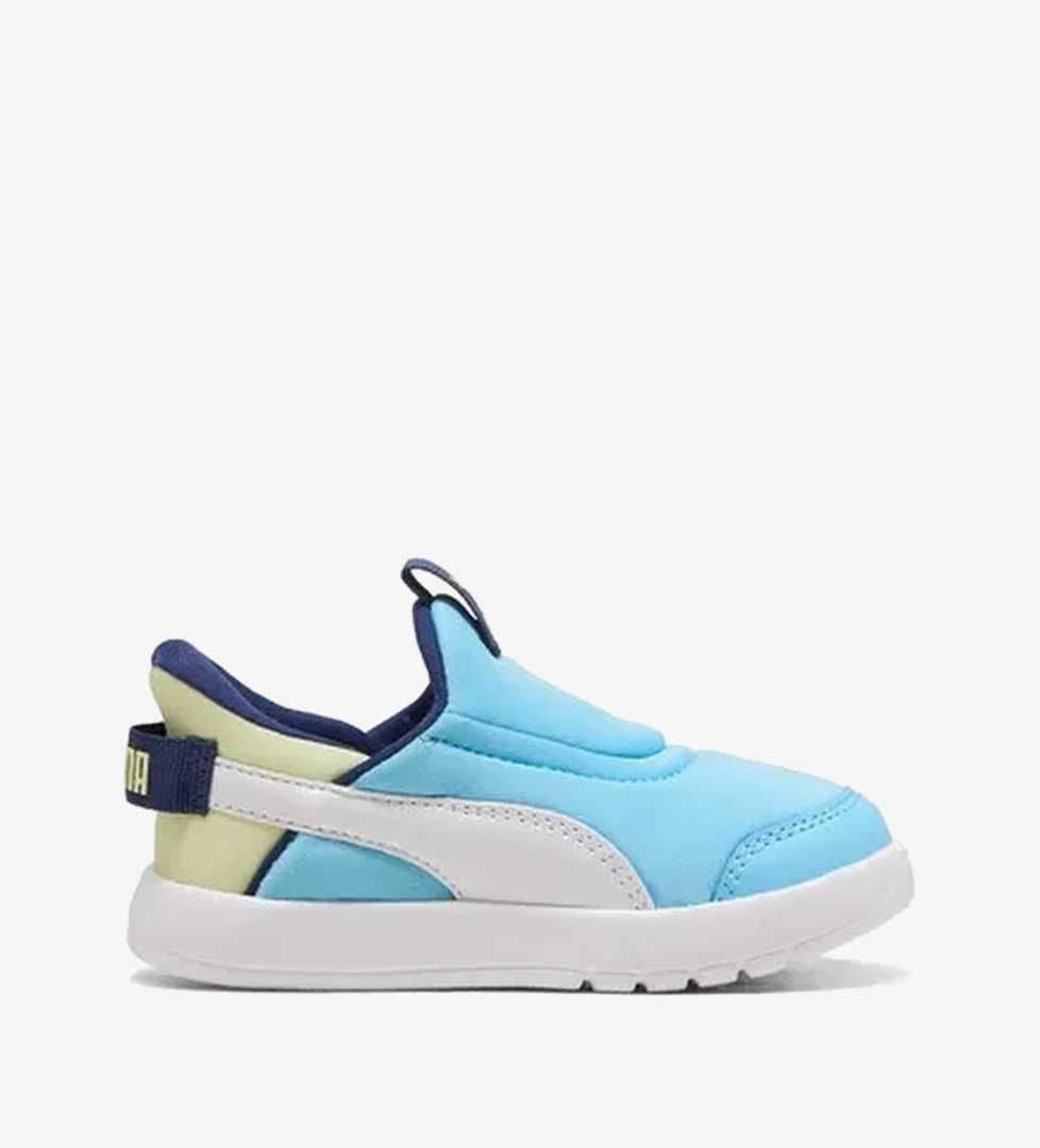 Puma Courtflex V3 Sliptech Çocuk Mavi Spor Ayakkabı