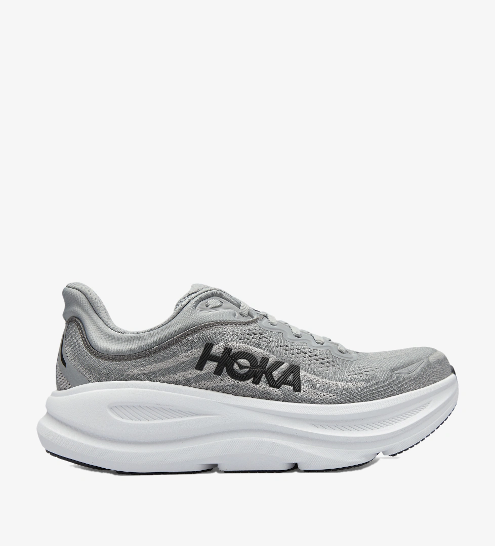 Hoka Bondi 9 Erkek Gri Spor Ayakkabı