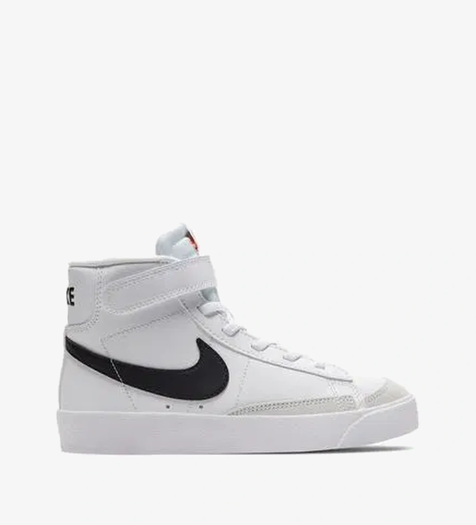 Nike Blazer Mid '77 Çocuk Beyaz Spor Ayakkabı - Görsel 1