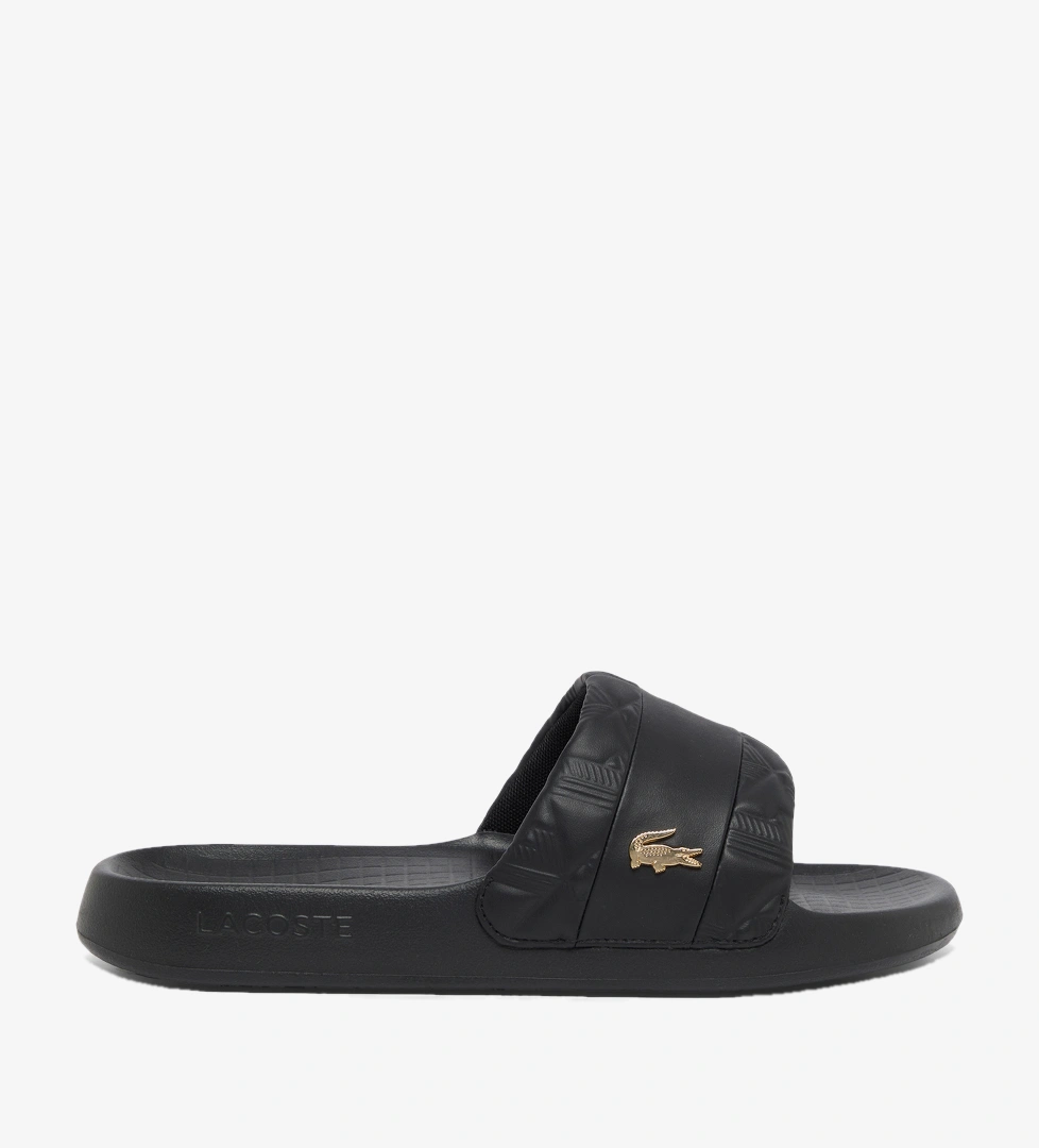 Lacoste Serve Slides Hybrid Erkek Siyah Terlik