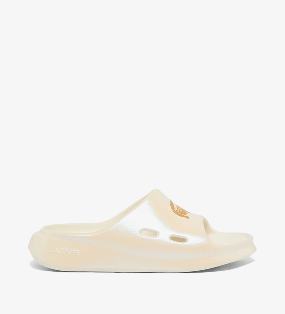 Lacoste Meduz Slide Kadın Beyaz Terlik