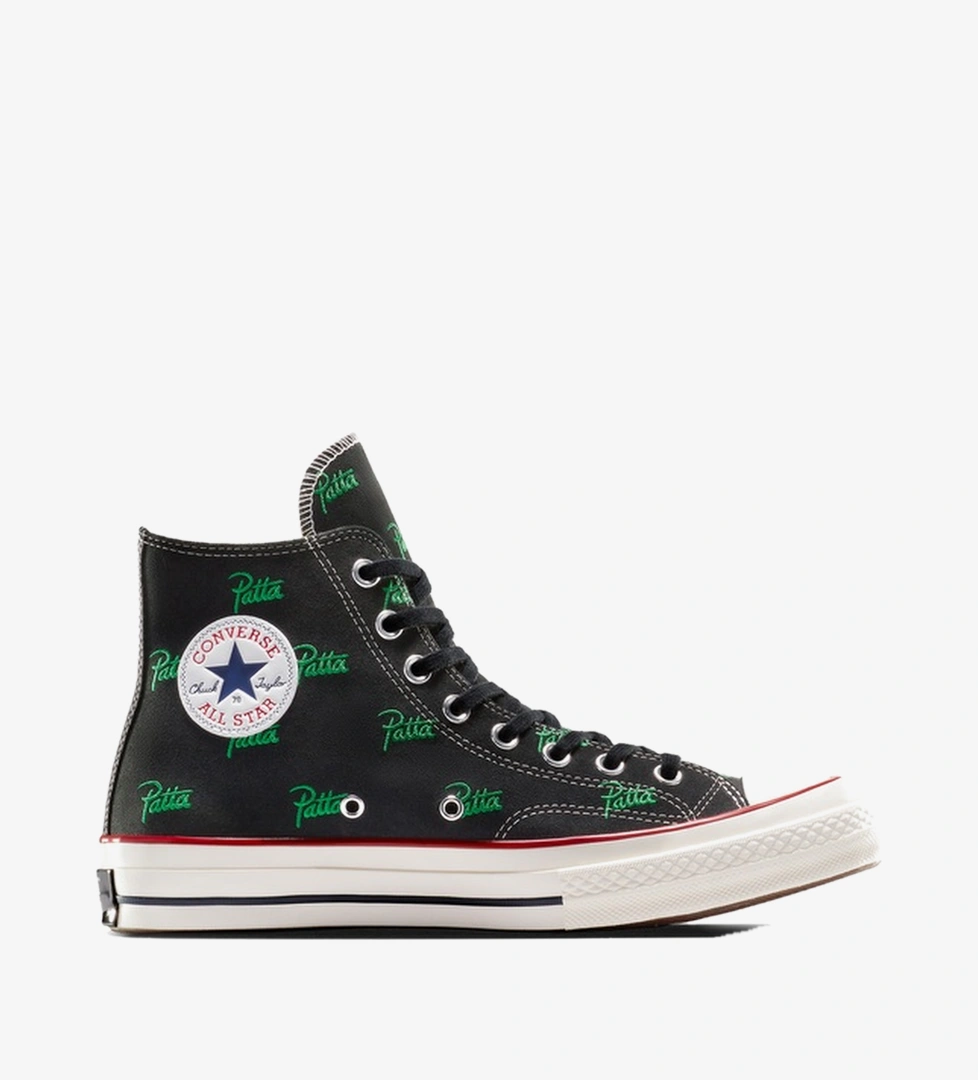Converse X Patta Chuck 70 Unisex Siyah Bilekli Sneaker