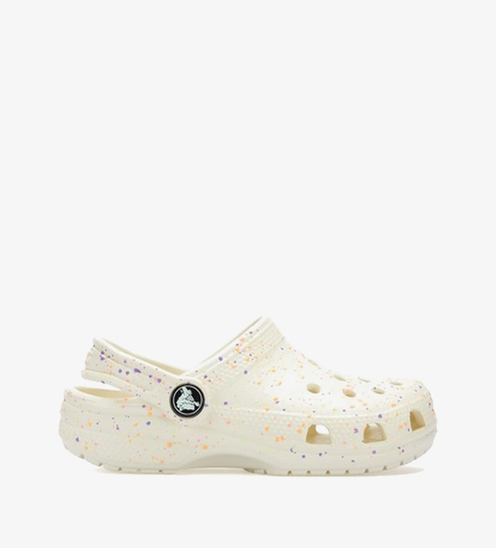 Crocs Classic Glow Paint Splattercgt Çocuk Beyaz Sandalet