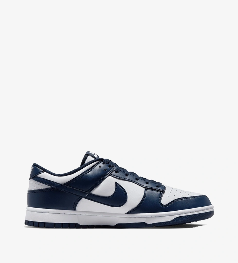 Nike Dunk Low Retro Erkek Beyaz/Lacivert Sneaker