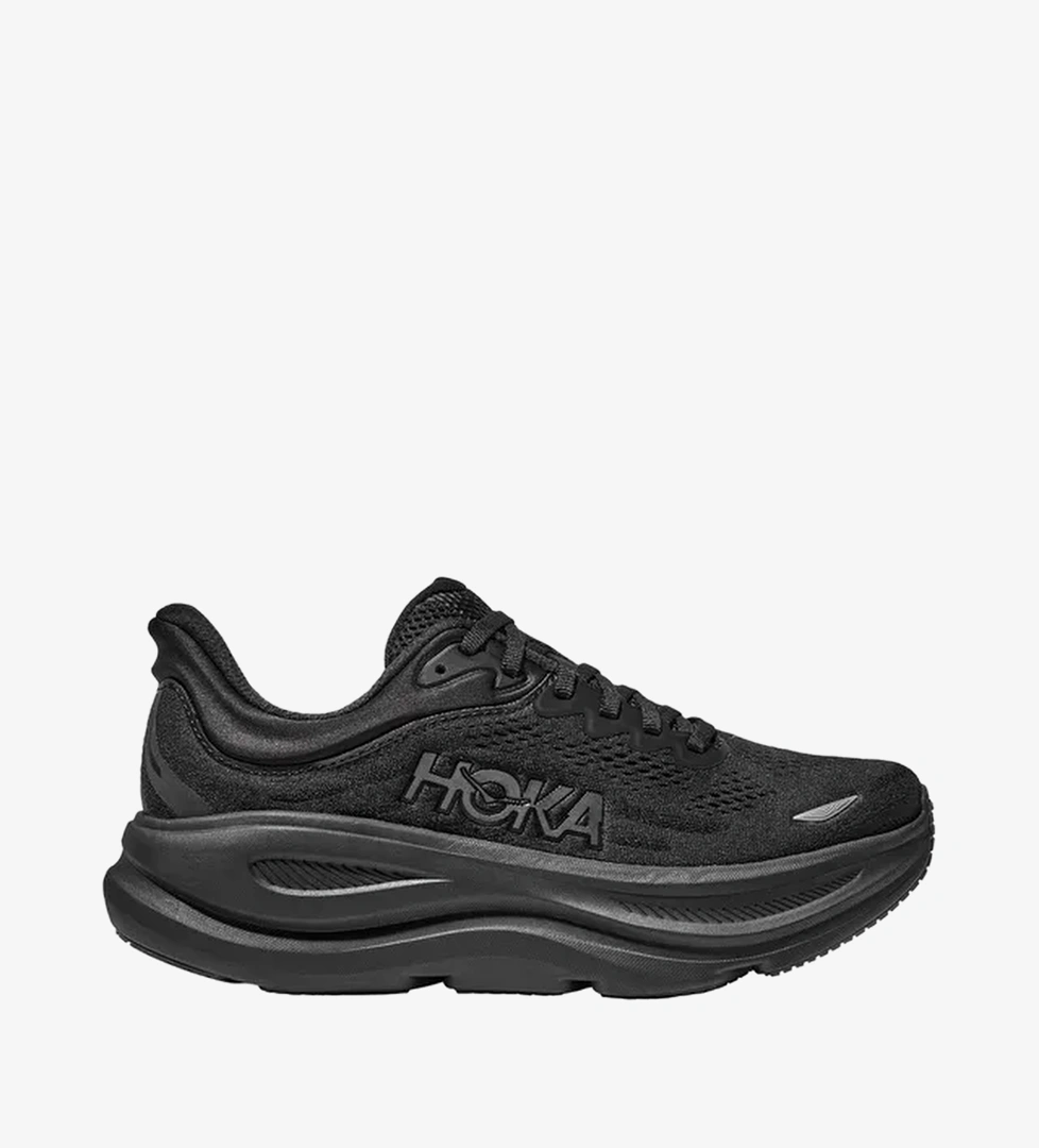 Hoka Bondi 9 Kadın Siyah Yol Koşusu Ayakkabısı