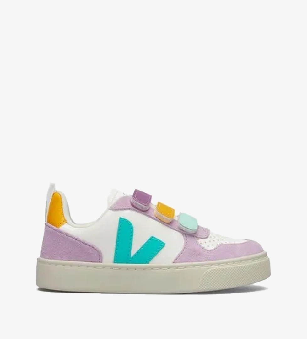 Veja Small V-10 Chromefree Leather Çocuk Renkli Sneaker