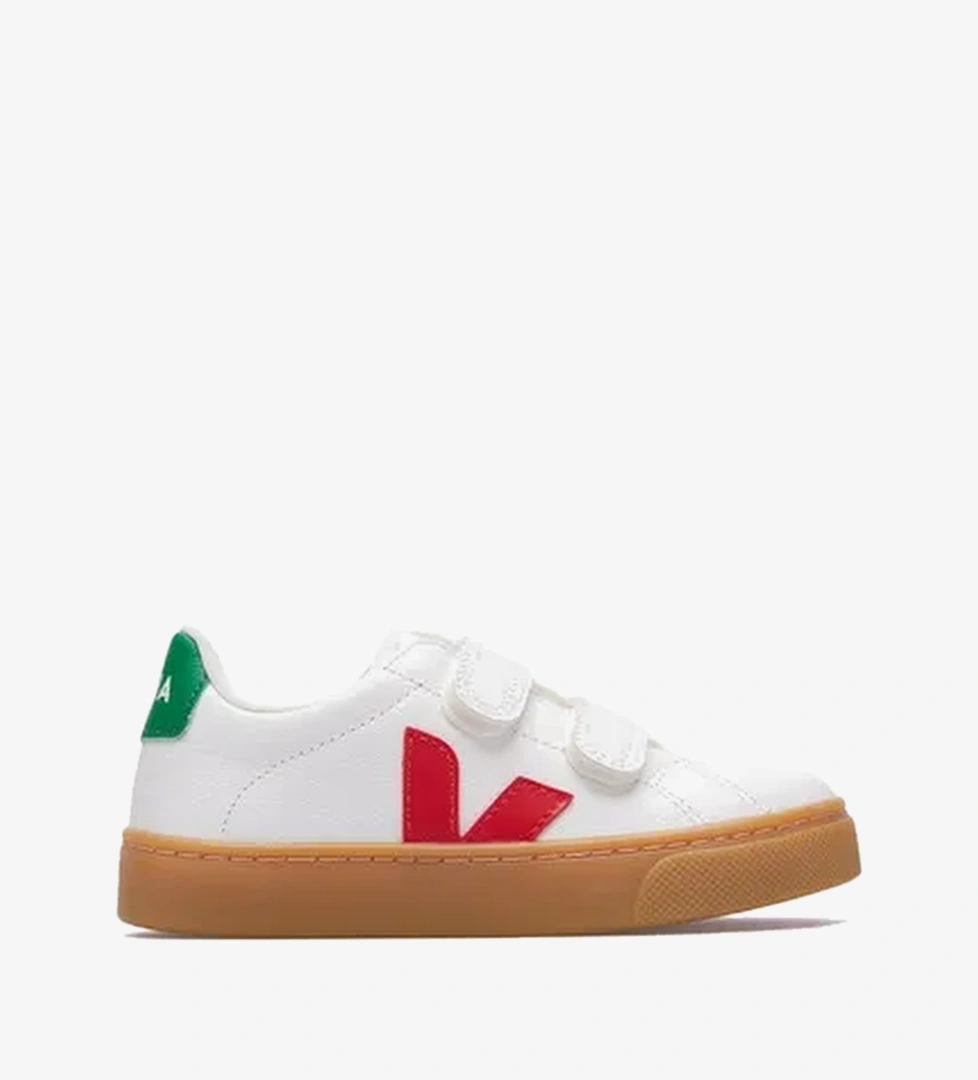 Veja Small Esplar Cırt Cırt Bantlı Çocuk Beyaz Sneaker