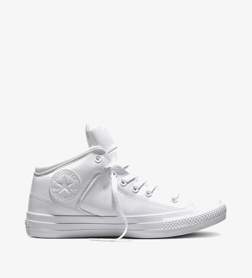 Converse Chuck Taylor All Star High Street Deri Beyaz Sneaker