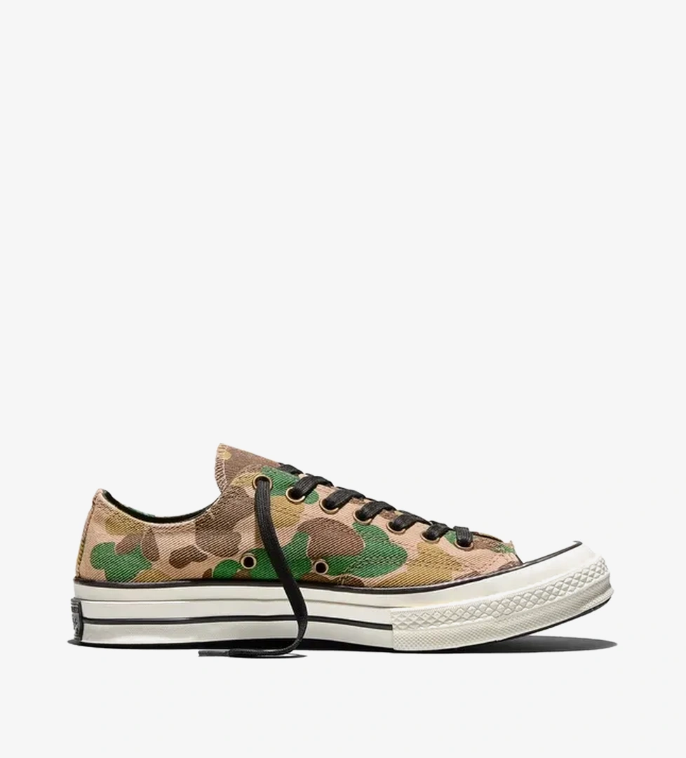Converse Chuck 70 Unisex Desenli Yeşil Sneaker