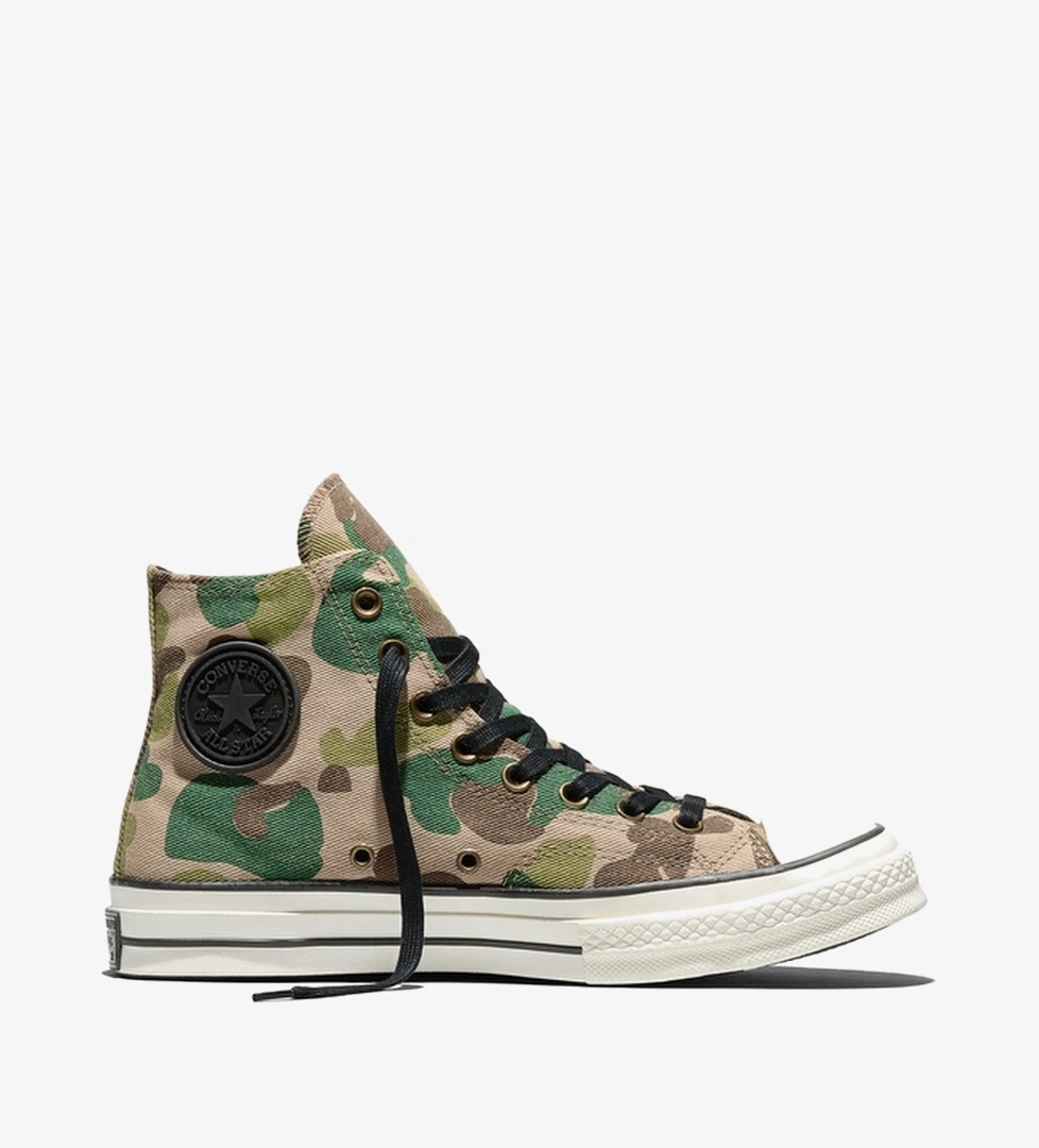 Converse Converse Chuck 70 Unisex Desenli Yeşil Sneaker SuperStep'te! Yeşil - 1. görsel