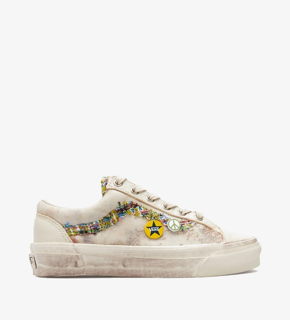 Vans Premium Old Skool 36 Kadın Krem Sneaker