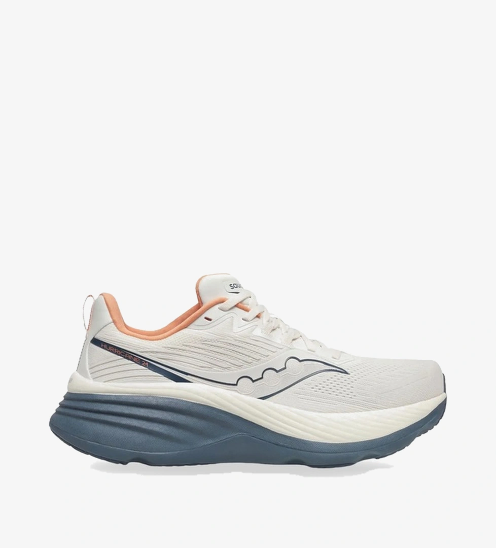 Saucony Hurricane 24 Kadın Krem Spor Ayakkabı
