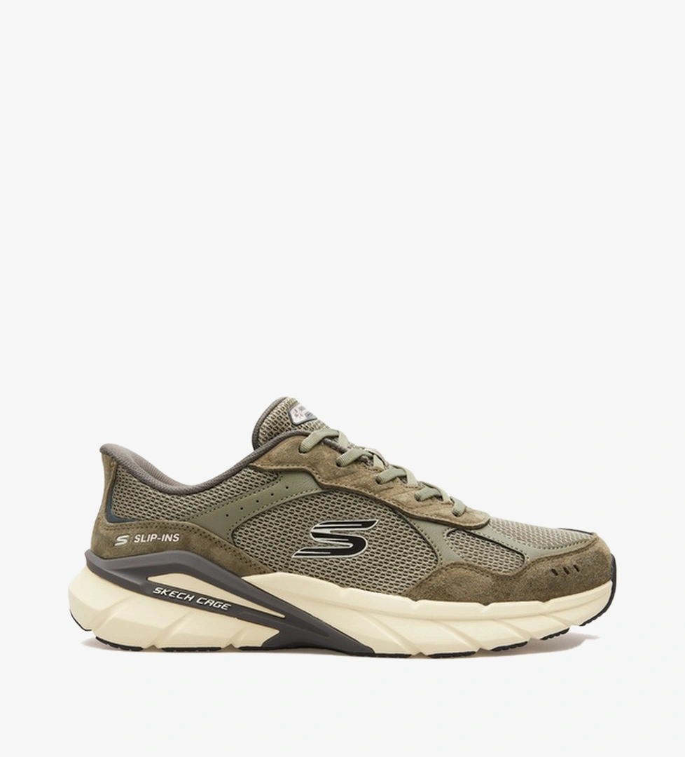 Skechers Skech Cage Erkek Haki Spor Ayakkabı