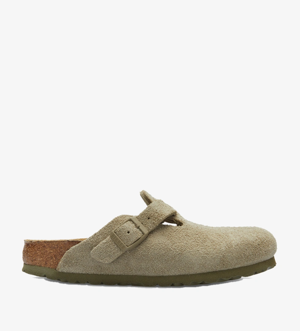 Birkenstock Boston VL Unisex Bej Terlik
