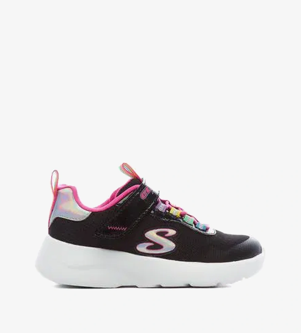 Skechers Dynamight 2.0-Rockin' Rainbow Çocuk Siyah Spor Ayakkabı