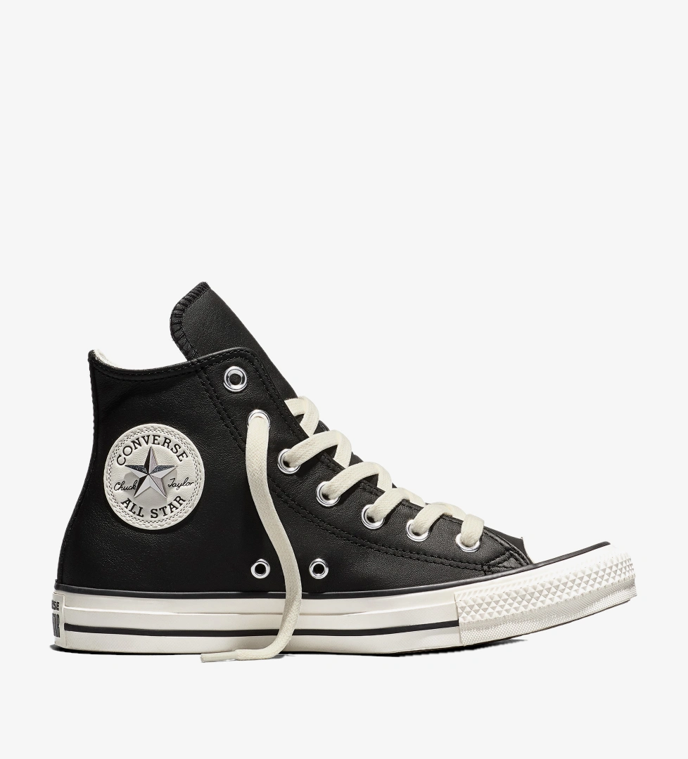 Converse Chuck Taylor All Star Deri Unisex Siyah Sneaker