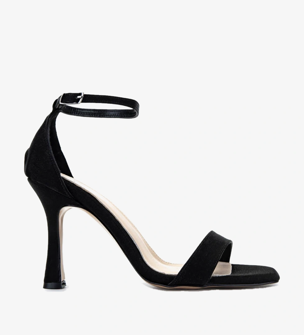 Tamer Tanca Kırmızı Tamer Tanca Vegan Kadın Saten Topuklu Ayakkabı