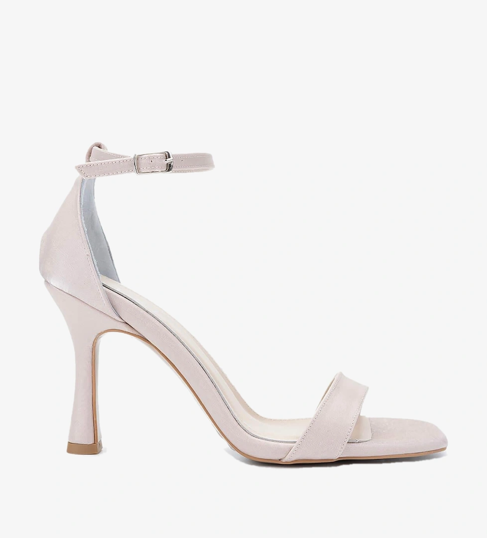 Tamer Tanca Kırmızı Tamer Tanca Vegan Kadın Saten Topuklu Ayakkabı