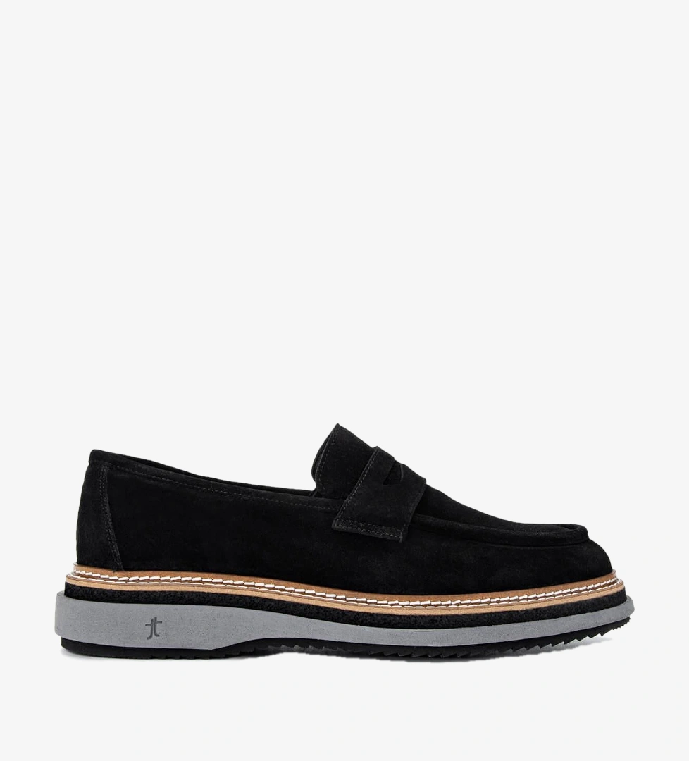 Tamer Tanca Taba Tamer Tanca Hakiki Deri Erkek Loafer Ayakkabı